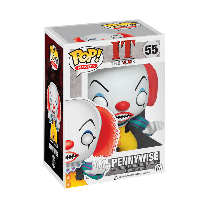 Pennywise Funko Pop! #55 in box packaging from IT the Movie