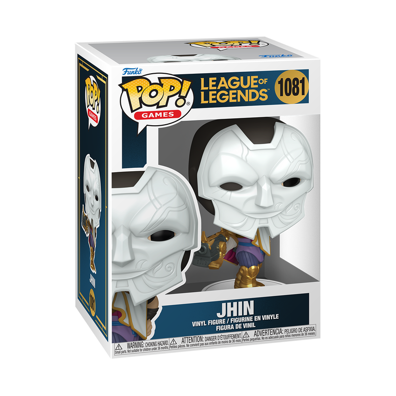 Jhin League of Legends Funko Pop Packaging