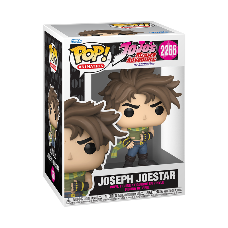 Joseph Joestar Funko Pop! #2266 stock photo in-box from JoJo's Bizarre Adventure