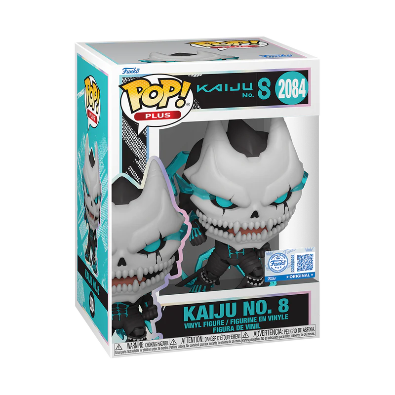 Kaiju No. 8 Funko Pop! #2084 Funko Pop Exclusive in box packaging from Kaiju No. 8