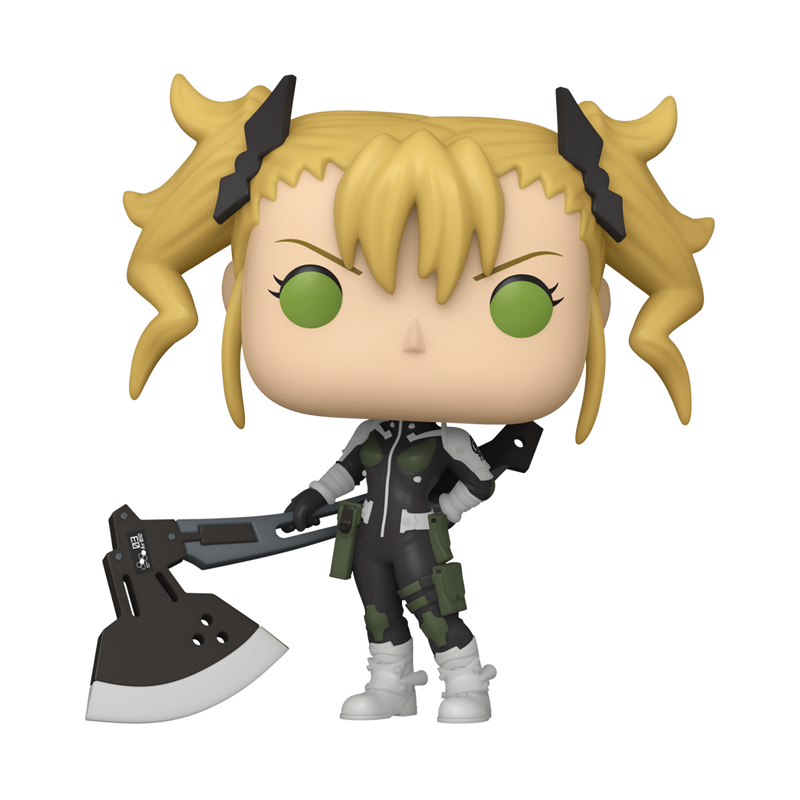 Kaiju Number 8 Kikoru Shinomiya Funko Pop Figure Holding AX-0112 Battle Axe