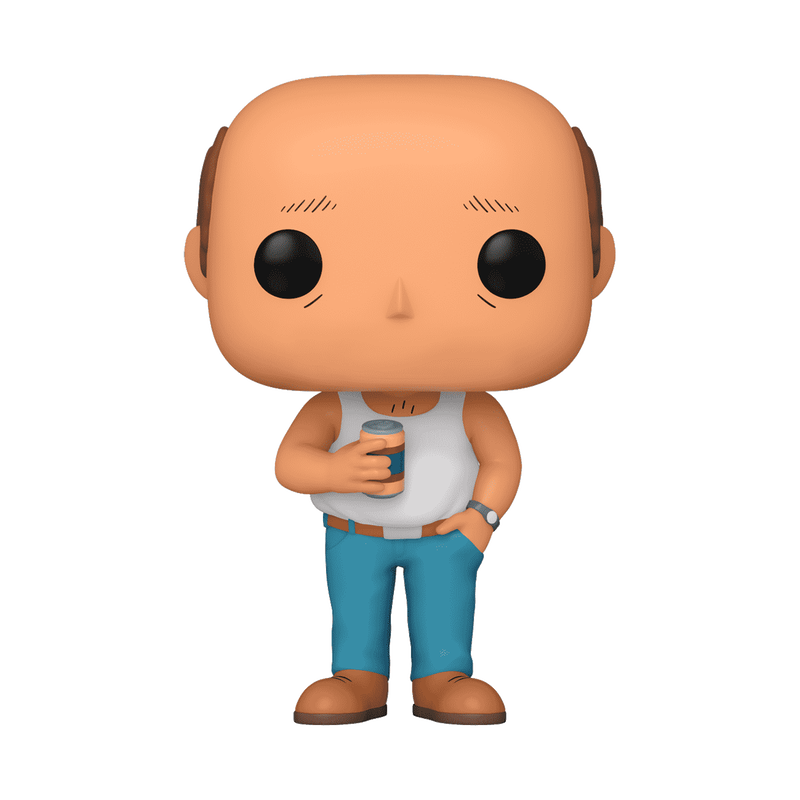 King of the Hill Bill Dauterive Funko Pop Figure Holding Beer Can