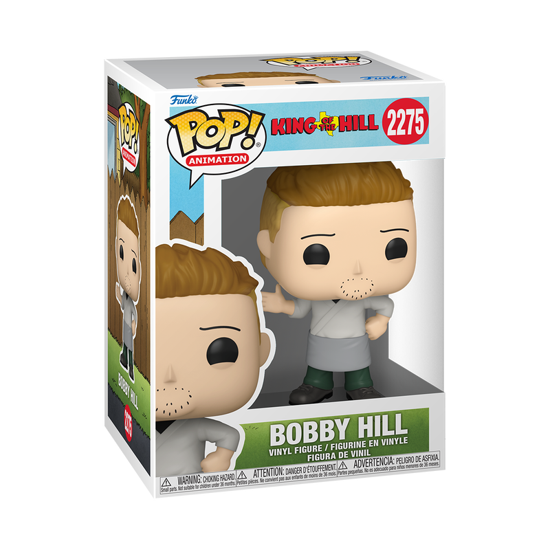 Bobby Hill Funko Pop! #2275 Robata Chan stock photo in-box King of the Hill