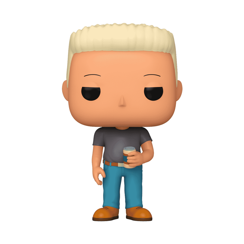 King of the Hill Boomhauer Funko Pop Figure Holding Beer Can