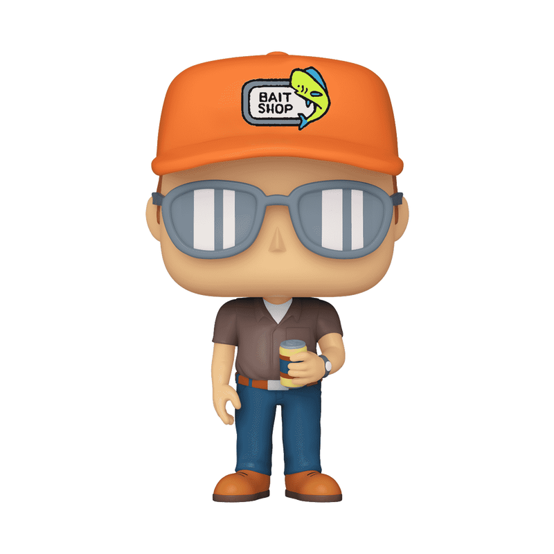 King of the Hill Dale Gribble Funko Pop Figure Holding Beer Can