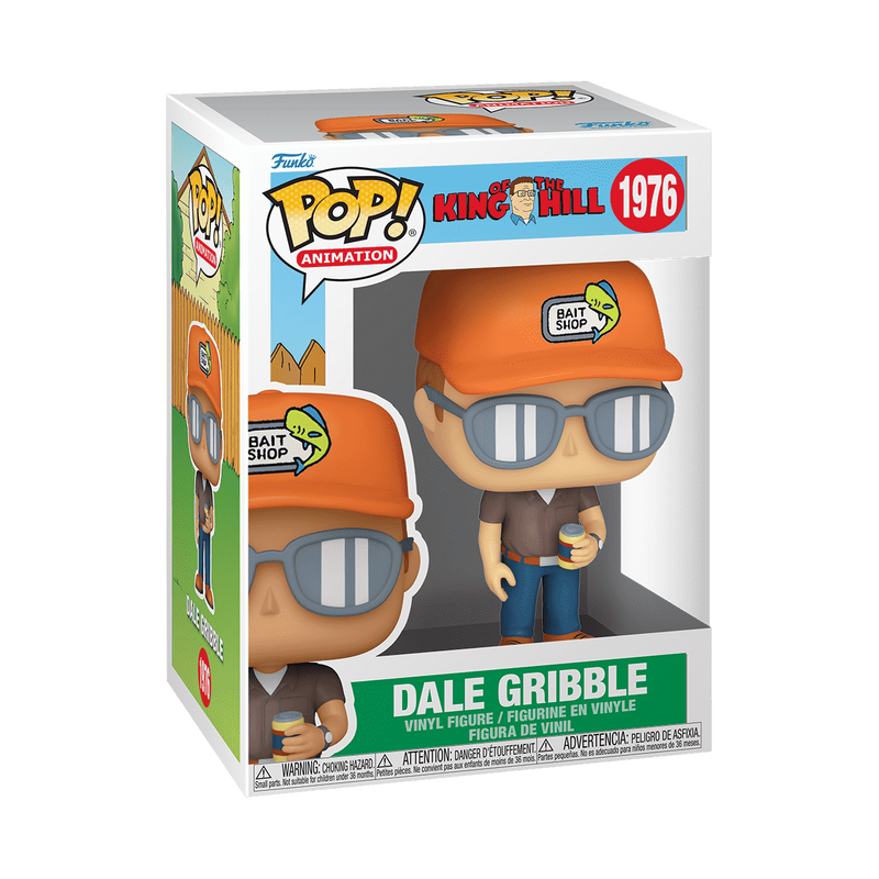 King of the Hill Dale Gribble Funko Pop Packaging