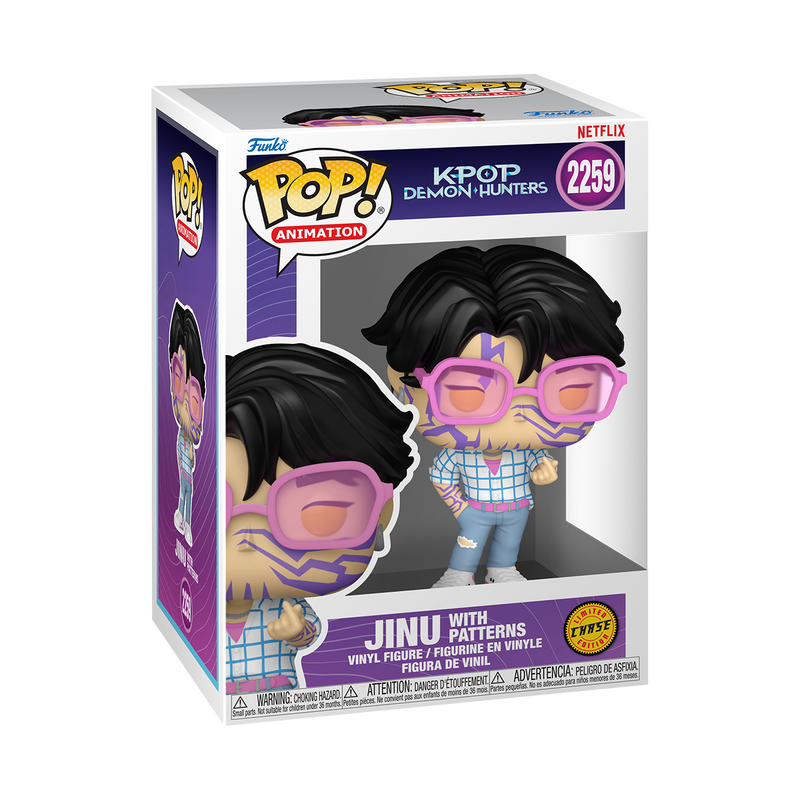 Jinu Funko Pop! #2259 Chase in box packaging from KPop Demon Hunters
