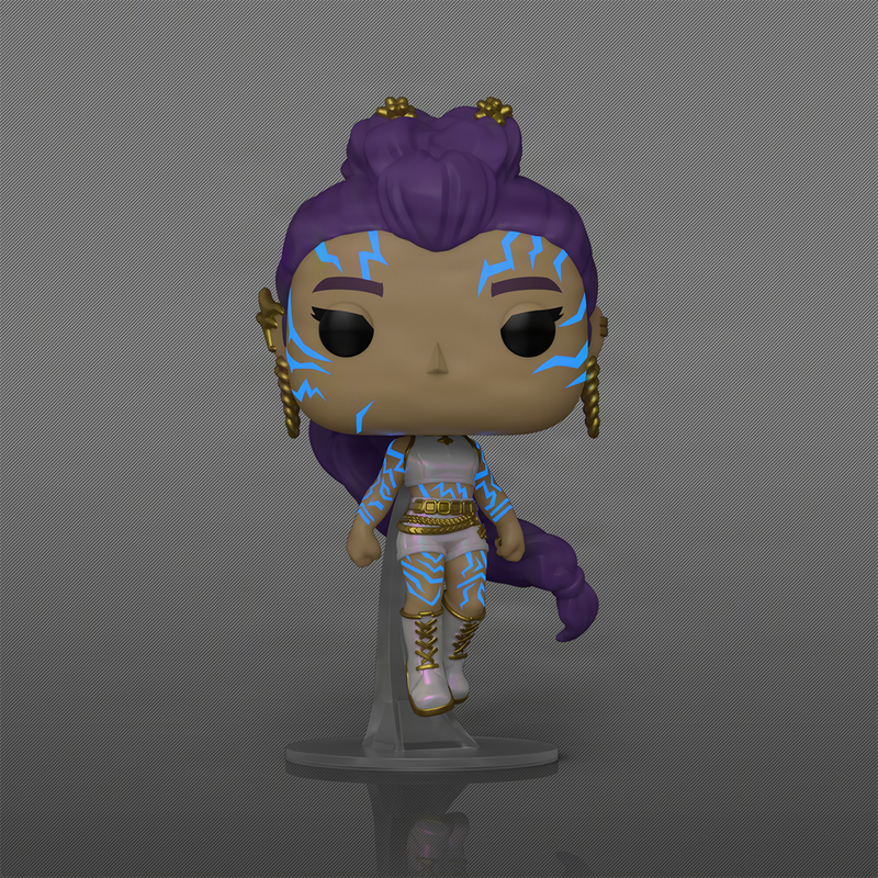 Rumi Funko Pop! #2430 What It Sounds Like Glow Chase stock photo out-of-box glow effect from KPop Demon Hunters
