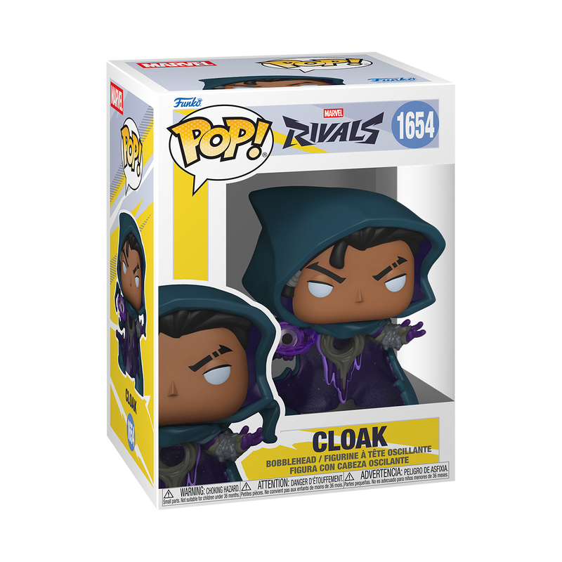 Cloak Funko Pop! #1654 stock photo in-box from Marvel Rivals