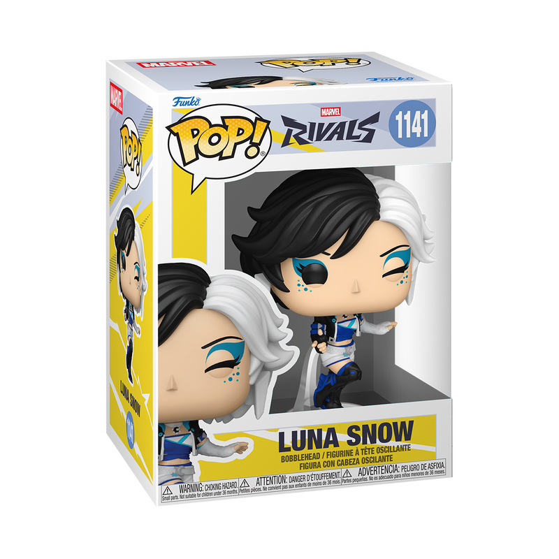Luna Snow Funko Pop! #1141 in box packaging from Marvel Rivals
