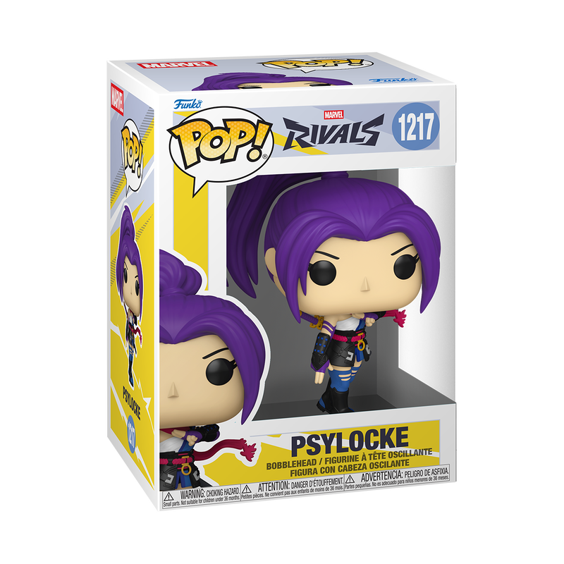 Psylocke Funko Pop! #1217 stock photo in-box Marvel Rivals