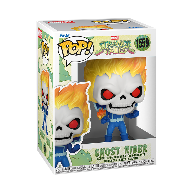 Marvel Strange Tales Ghost Rider Funko Pop Packaging