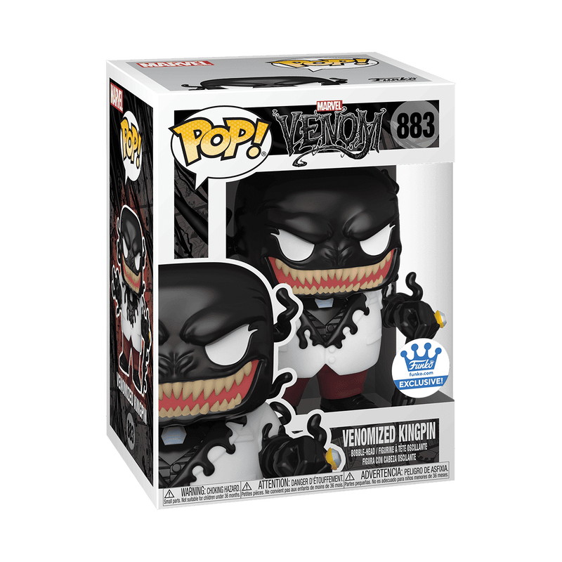 Marvel Venom Venomized Kingpin Exclusive Funko Pop Packaging