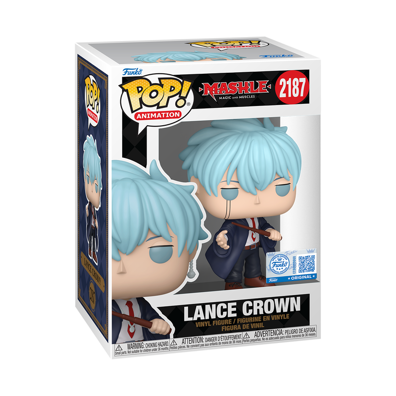 Lance Crown Funko Pop! #2187 Exclusive stock photo in-box Mashle Magic and Muscles
