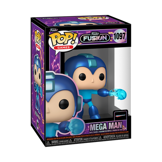 Funko Pop! Funko Fusion Mega Man #1097 Funko Pop box packaging front view