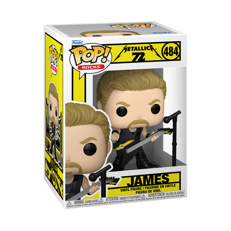 James Funko Pop! #484 72 Seasons stock photo in-box Metallica