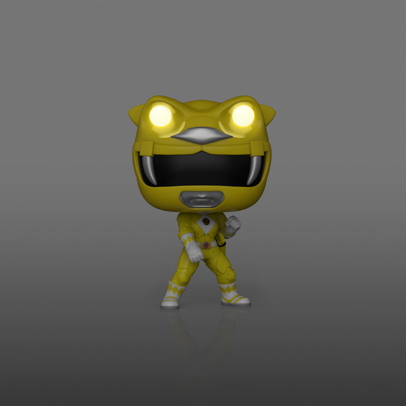 Mighty Morphin Power Rangers Yellow Ranger Glow Funko Pop Figure