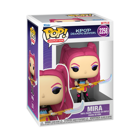 Funko Pop! Kpop Demon Hunters Mira #2258 Funko Pop box packaging front view