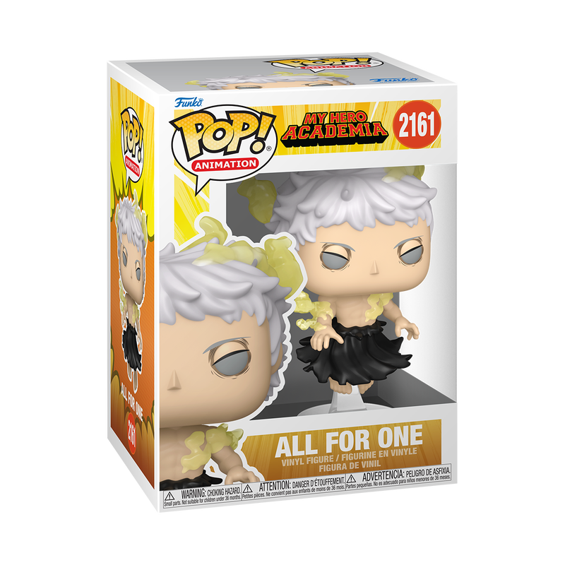 All For One (Quirk) Funko Pop! #2161 in box packaging from My Hero Academia
