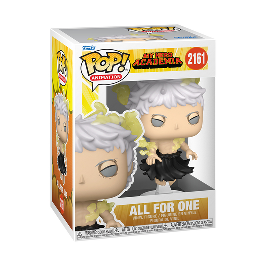All For One (Quirk) Funko Pop! #2161 in box packaging from My Hero Academia