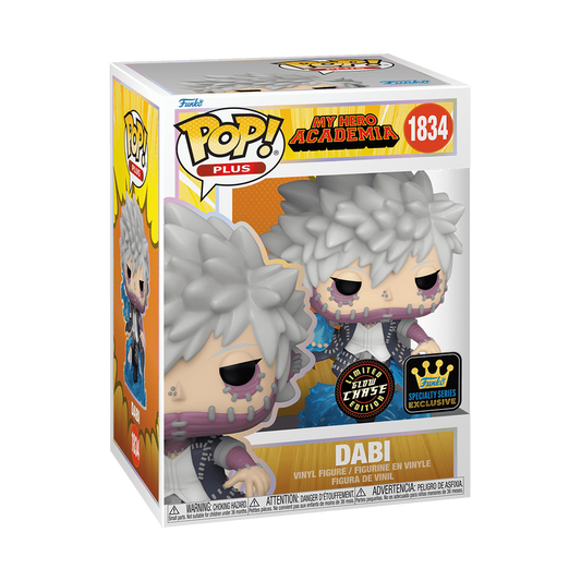 Dabi Funko Pop Plus #1834 Glow Chase Exclusive in box packaging