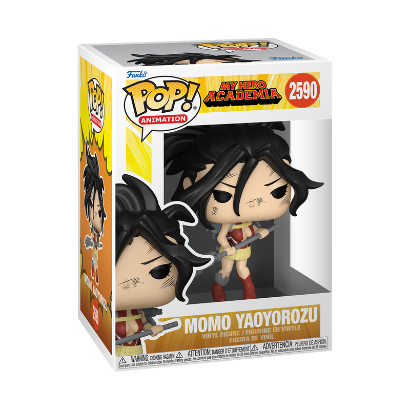 Momo Yaoyorozu Funko Pop! #2590 stock photo in-box from My Hero Academia