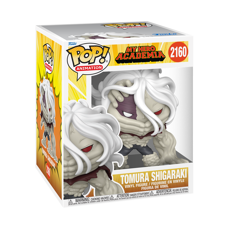 Tomura Shigaraki Funko Pop! Super #2160 in box packaging from My Hero Academia