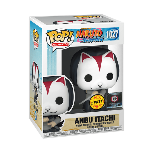 Naruto Anbu Itachi Funko Pop! #1027 Chase Chalice Collectibles Exclusive stock photo in-box from Naruto Shippuden