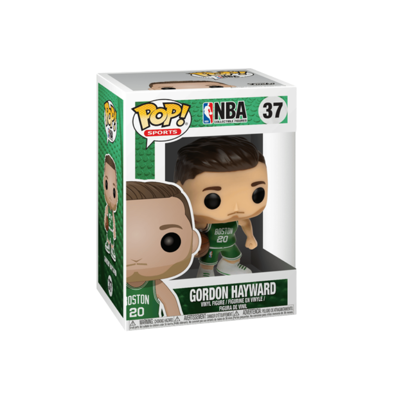 Gordon Hayward Funko Pop! #37 stock photo in-box from NBA Boston Celtics