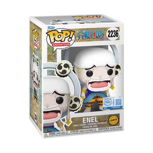 Enel Funko Pop! #2236 Exclusive Chase stock photo in-box from One Piece