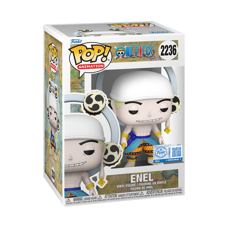 Enel Funko Pop! #2236 Exclusive stock photo in-box from One Piece