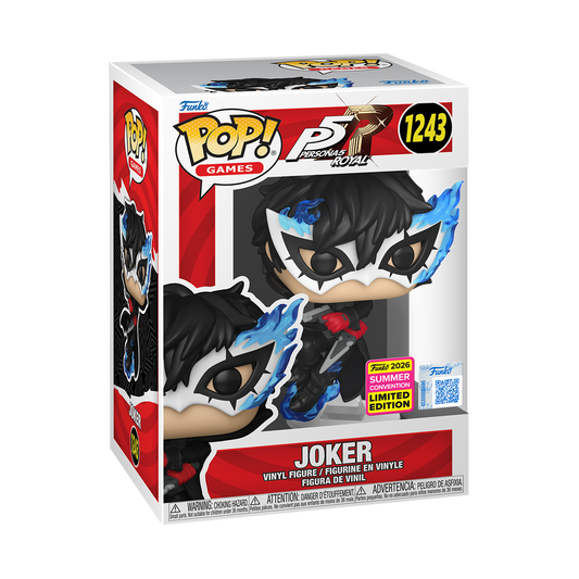 Joker Funko Pop! #1243 San Diego Comic-Con Shared stock photo in-box from Persona 5 Royal