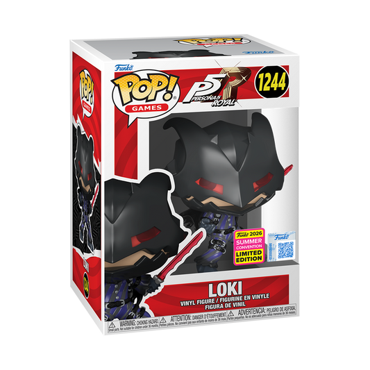 Loki Funko Pop! #1244 San Diego Comic-Con Shared stock photo in-box from Persona 5 Royal