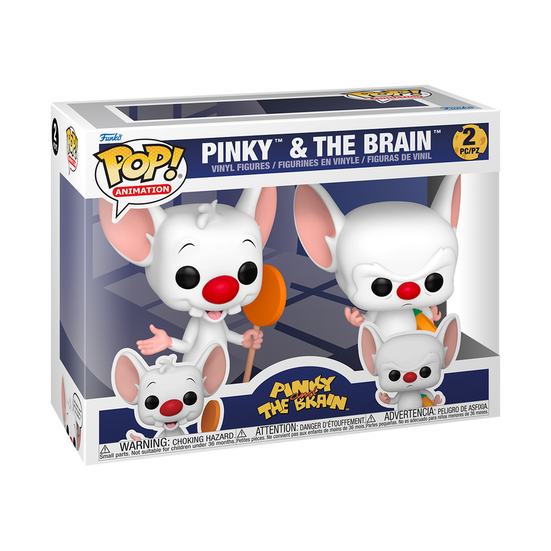 Pinky and The Brain Funko Pop 2 Pack in box packaging