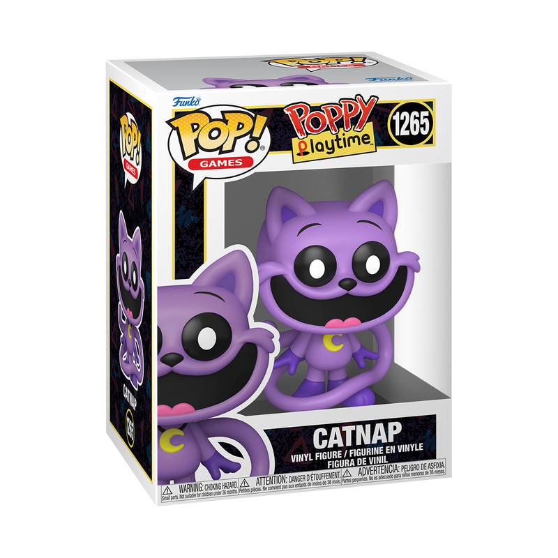 CatNap Funko Pop! #1265 stock photo in-box from Poppy Playtime