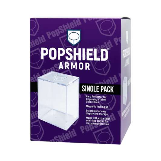 PopShield Armor Funko Pop protector for standard 4-inch Pops stock photo in-box magnetic lid
