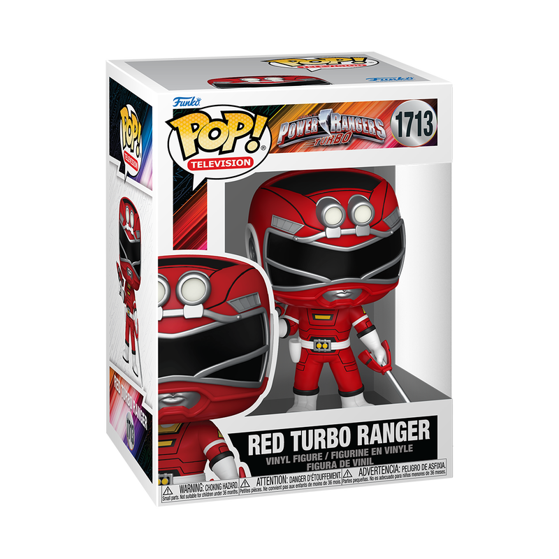 Power Rangers Turbo Red Turbo Ranger Funko Pop Packaging