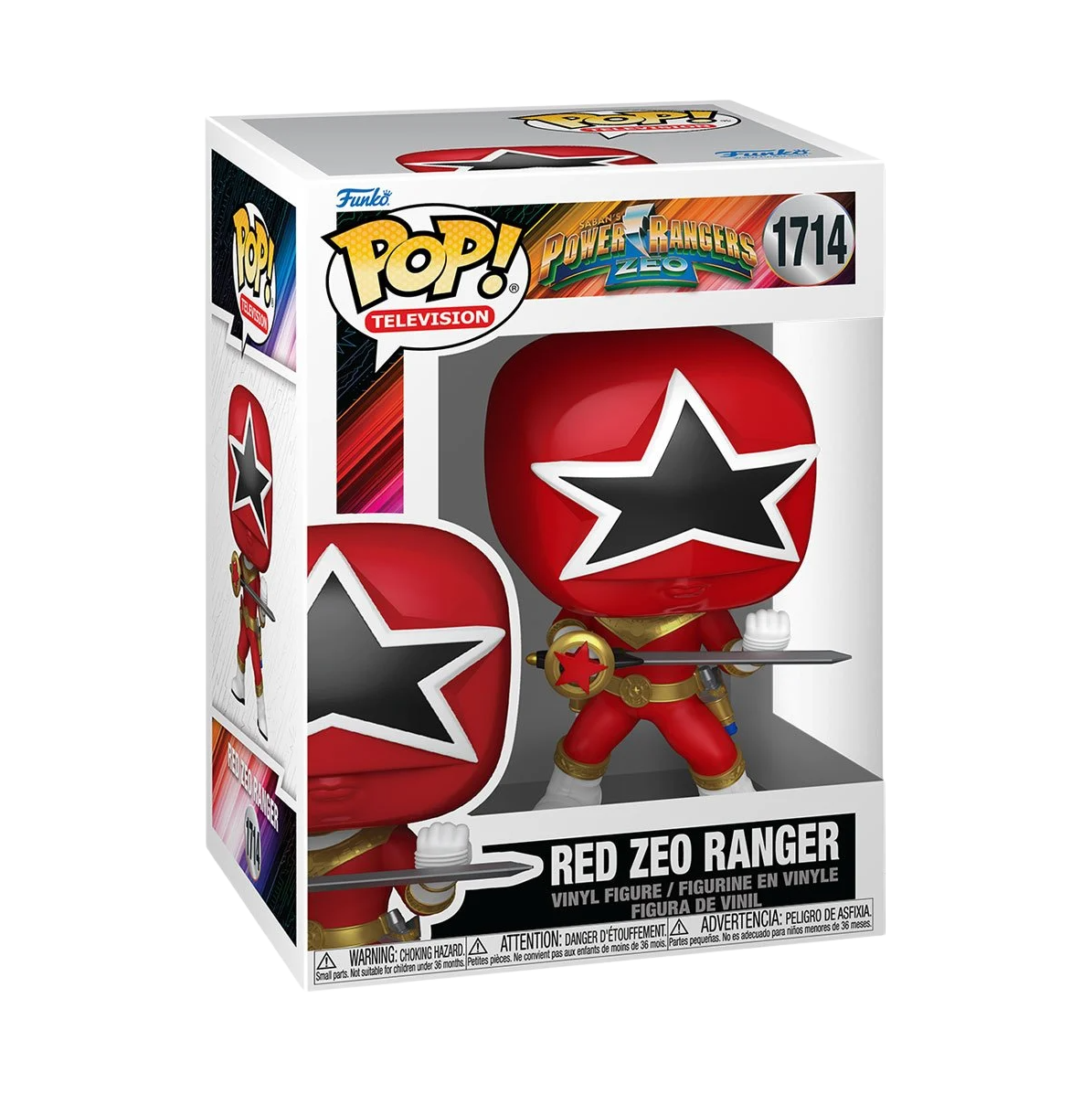 Power Rangers Zeo Red Zeo Ranger Funko Pop Packaging