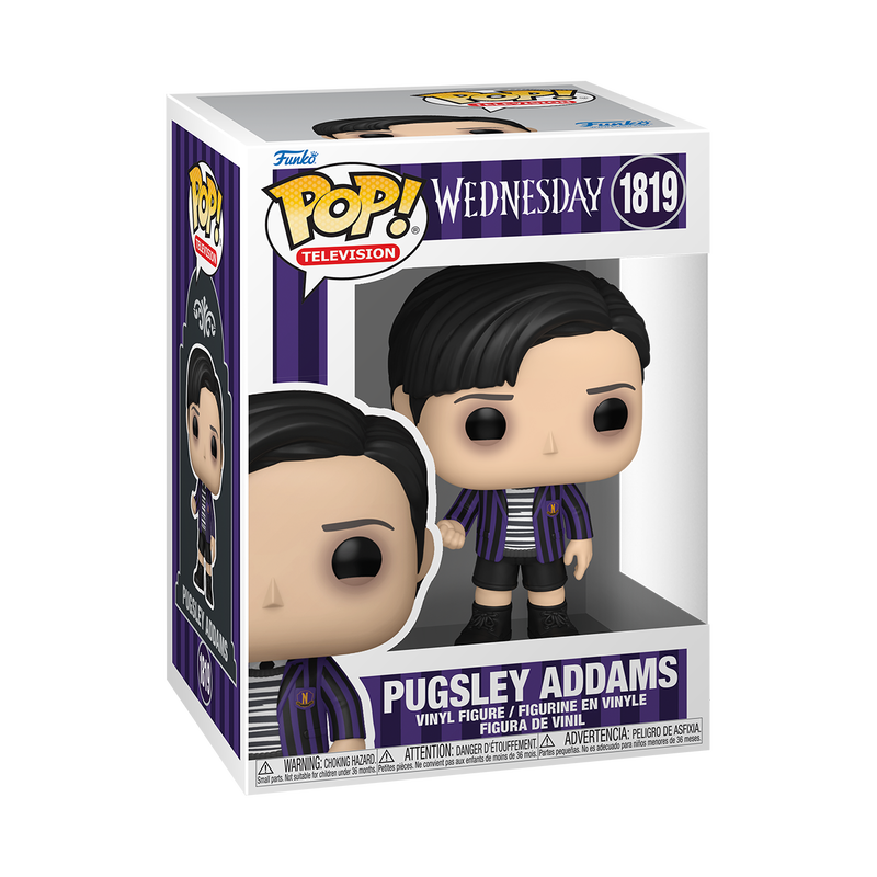 Funko Pop! Wednesday Pugsley Addams #1819 Funko Pop box packaging front view