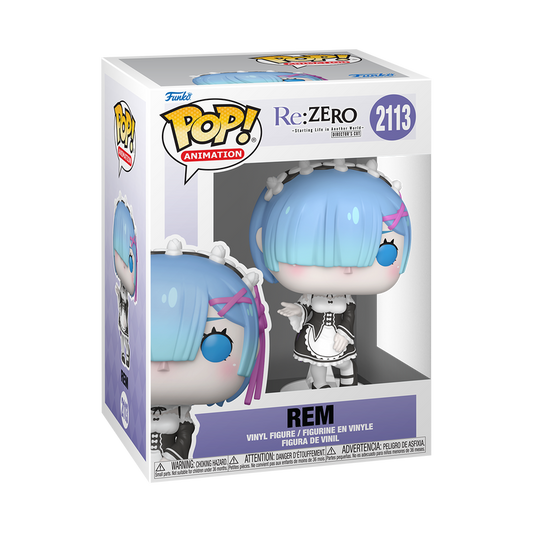 Funko Pop! Re:Zero Rem #2113 Funko Pop box packaging front view