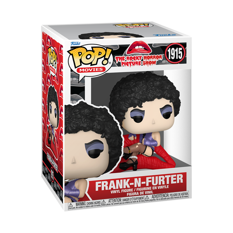 Frank-N-Furter Funko Pop! Premium #1915 in box packaging from The Rocky Horror Picture Show