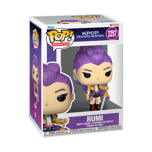 Funko Pop! Kpop Demon Hunters Rumi #2257 Funko Pop box packaging front view