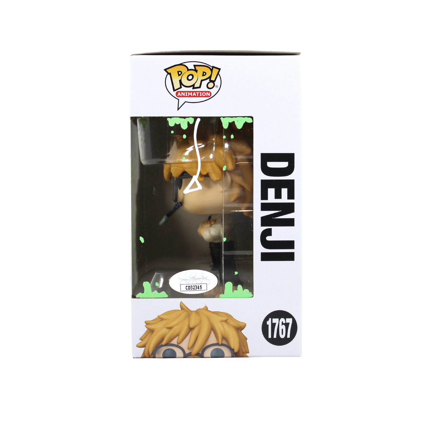 Ryan Colt Levy Signed Chainsaw Man Denji Funko Exclusive Funko Pop Figure Right Side