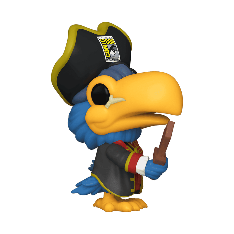San Diego Comic Con International Toucan Funko Pop Figure Holding Wood Sword