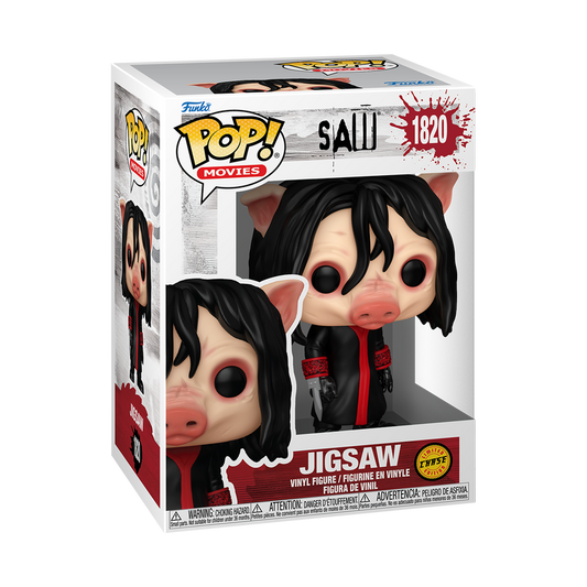 Saw Jigsaw Chase Funko Pop Packaging