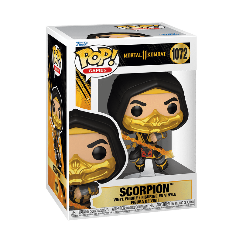 Scorpion Mortal Kombat 11 Funko Pop Packaging
