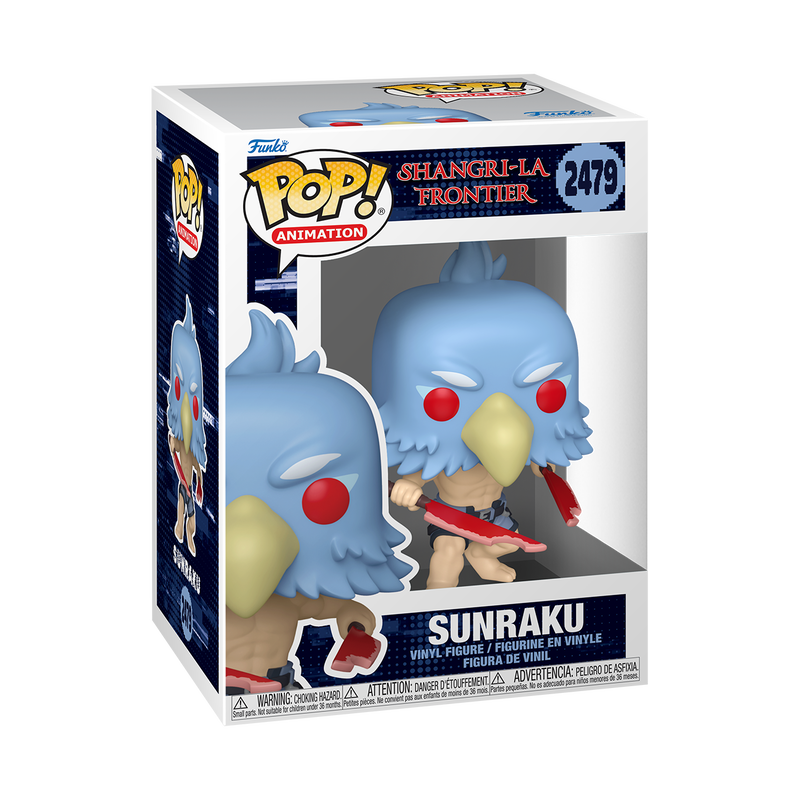 Sunraku Funko Pop! #2479 stock photo in-box from Shangri-La Frontier