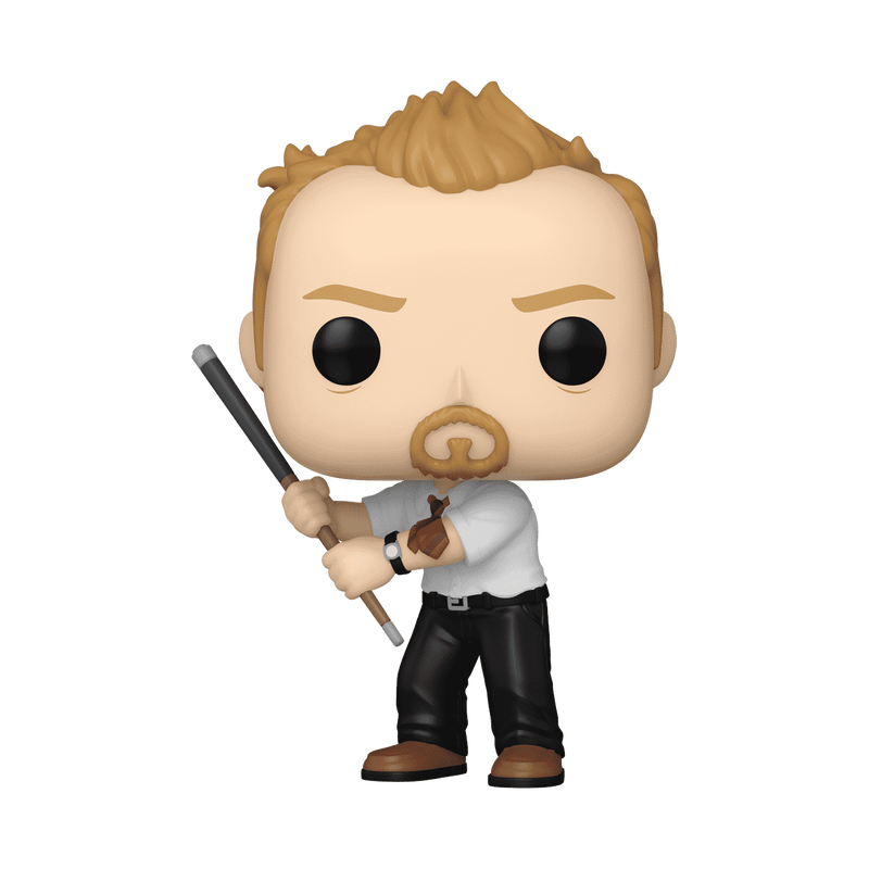Shaun Of The Dead Shaun Funko Pop Figure Holding Pool Cue