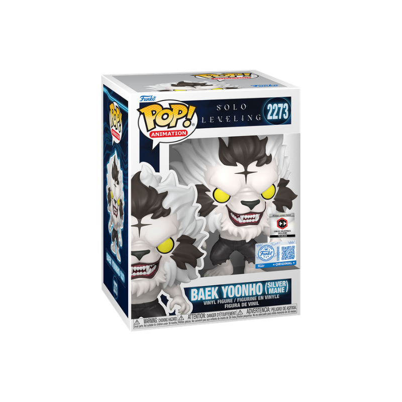 Baek Yoonho Funko Pop! #2273 Chalice Collectibles Pre-Release stock photo in-box Solo Leveling