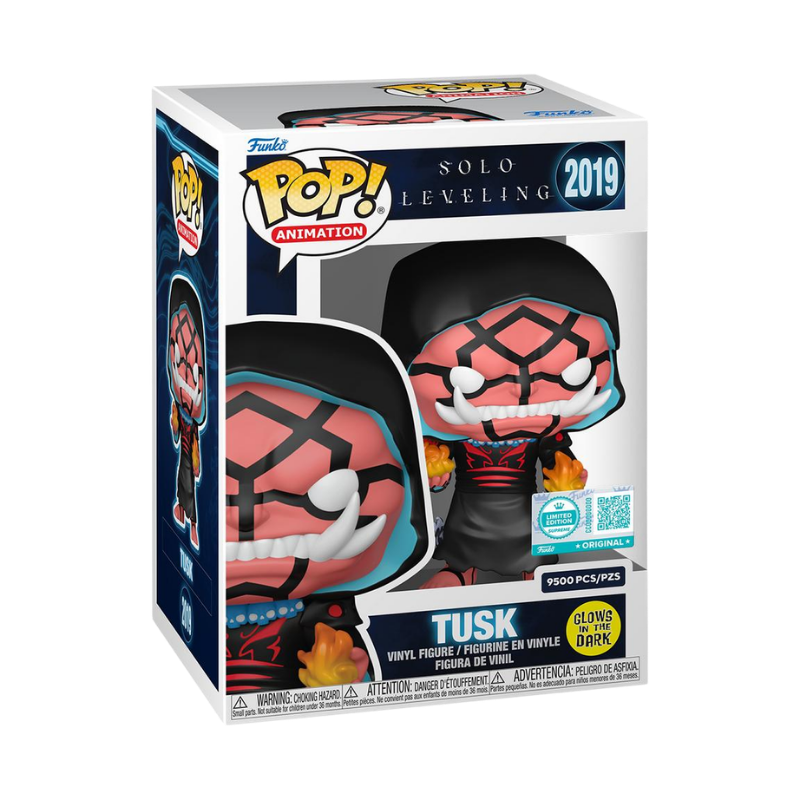 Tusk Funko Pop! #2019 Supreme Limited Edition Glow in the Dark stock photo in-box from Solo Leveling